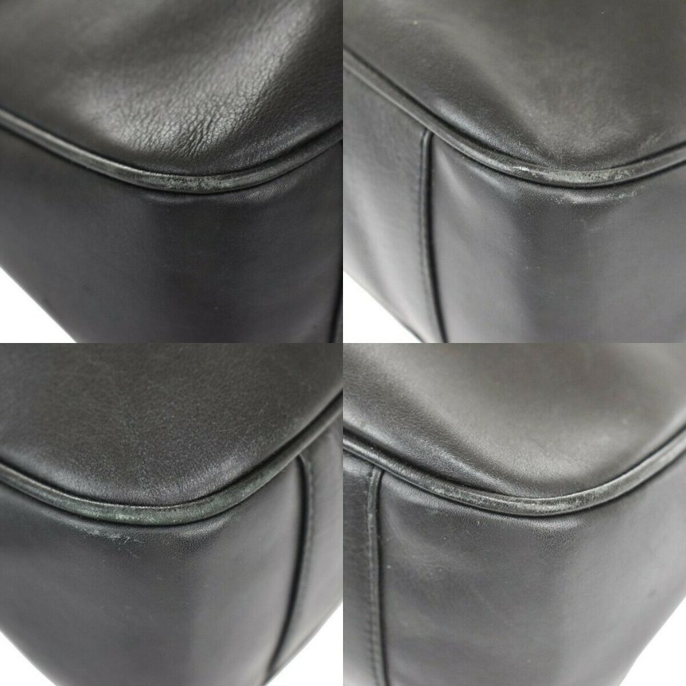 Auth Gucci Bamboo 2Way Hand Bag Black #34238G14B - Picture 6 of 10